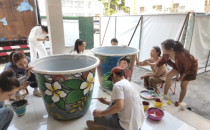 盛水涵万象&middot;绘桶启新程&mdash;&mdash;景洪市文化馆以艺术之笔绘就泼水节文旅共生新图景
